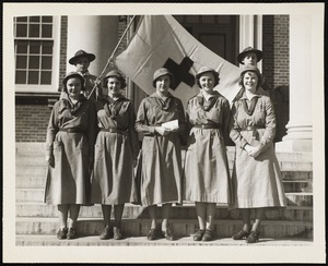 Red Cross events. Newton, MA. Girl Scouts, Newton City Hall