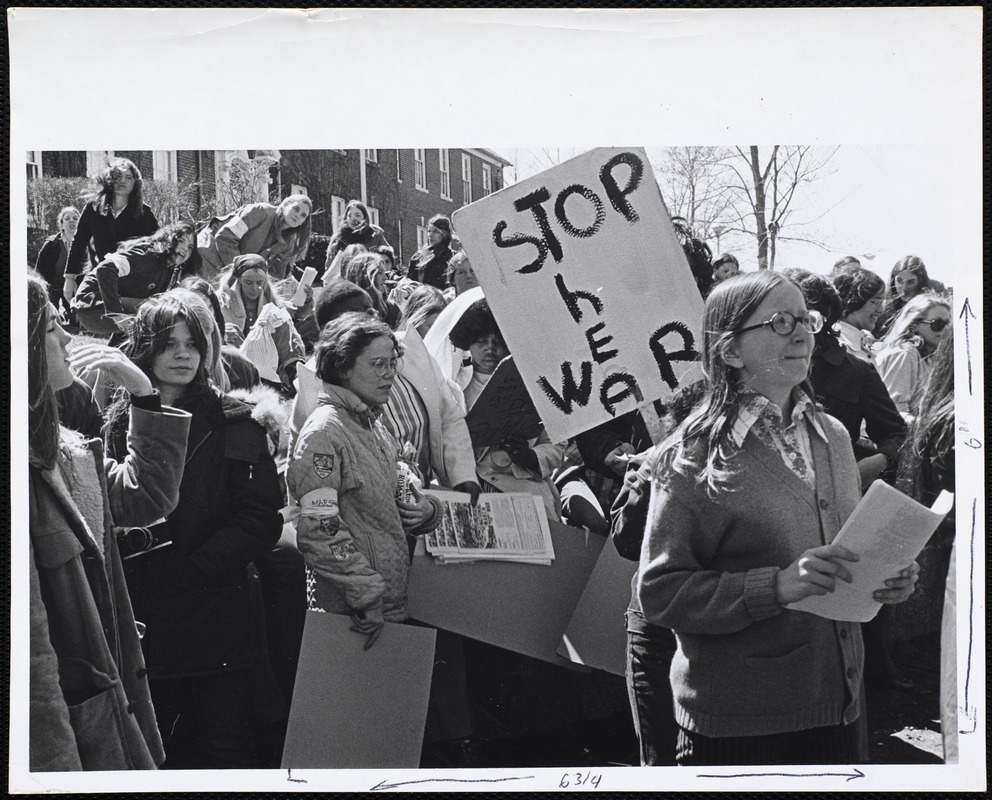 Protests & parades. Newton, MA. Stop war walk