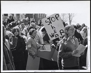 Protests & parades. Newton, MA. Stop war walk