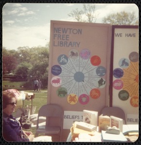 Newton Free Library, Newton, MA. Programs. Event: Spring festival, May 1975. Spring fest - '75