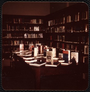 Newton Free Library, Newton, MA. Programs. Book display - '75