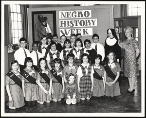 Newton Free Library, Newton, MA. Programs. Girl Scouts "Negro Hist. Wk"