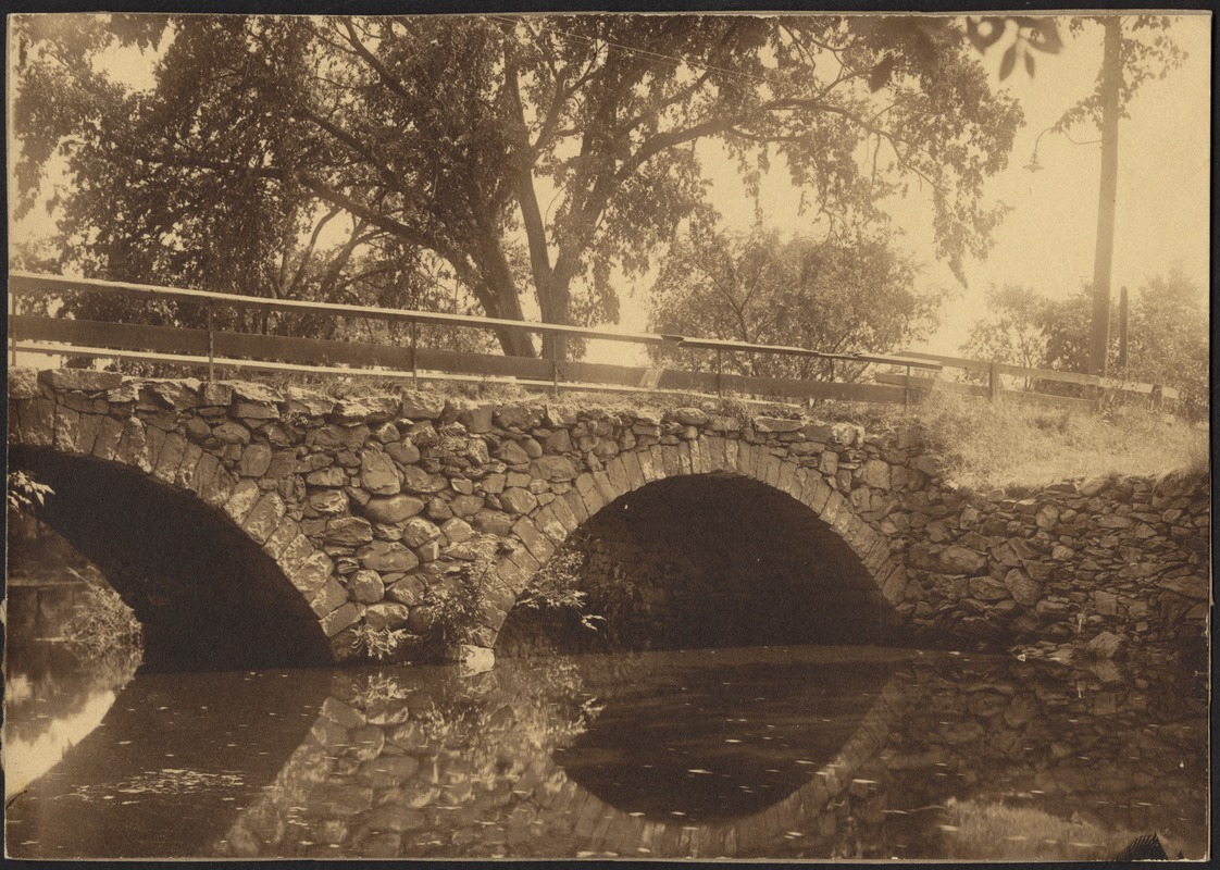 Newton photographs. Newton, MA. Newton Lower Falls. Bridge