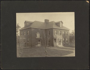 Newton photographs. Newton, MA. Unidentified building