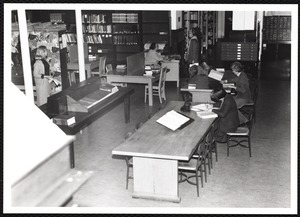Newton Free Library, Newton, MA. Programs, patrons, staff. Researchers