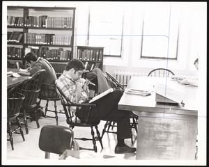 Newton Free Library, Newton, MA. Programs, patrons, staff. Ref. Room