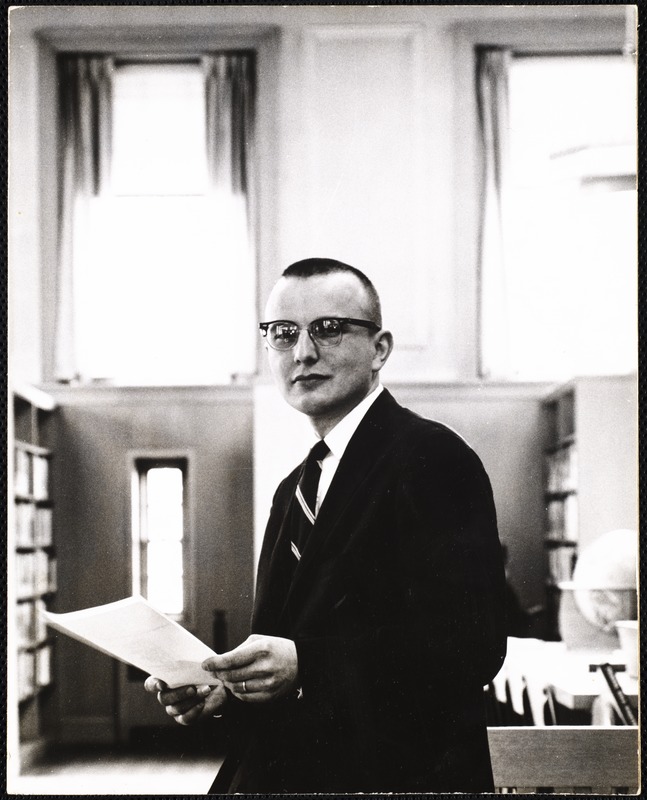 Newton Free Library, Newton, MA. Programs, patrons, staff. William Kunkel, Library Director, 1958-1968