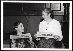 Newton Free Library, Newton, MA. Programs, patrons, staff. Bumper sticker contest