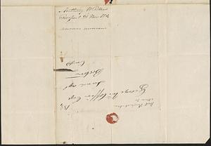 Anthony W. Pollard to George Coffin, 28 November 1834