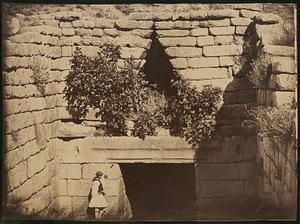 Mycenae, entrance to treasure tomb
