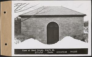 View of Head House, Shaft #4, Holden, Mass., Mar. 11, 1948