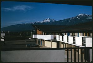 View from balcony of Mt. Rogers Motor Hotel, British Columbia