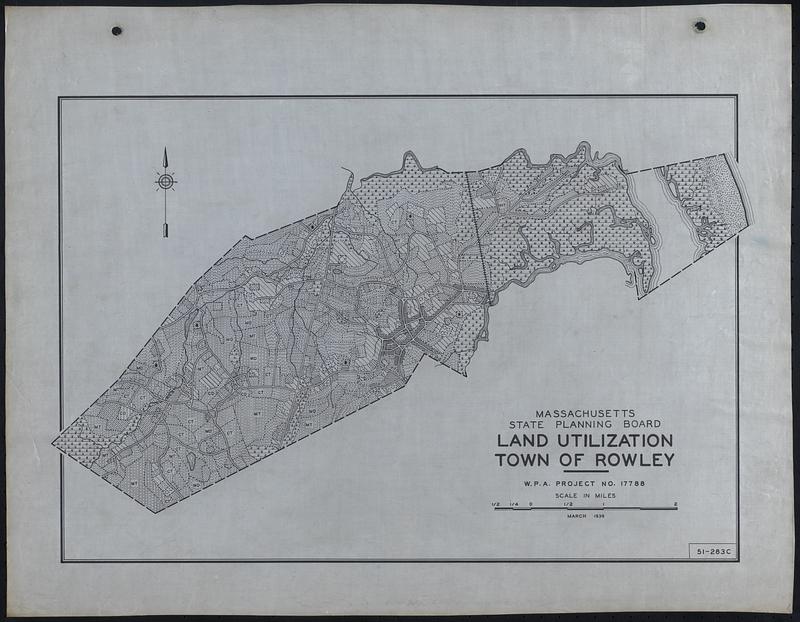 Land Utilization Town of Rowley Digital Commonwealth