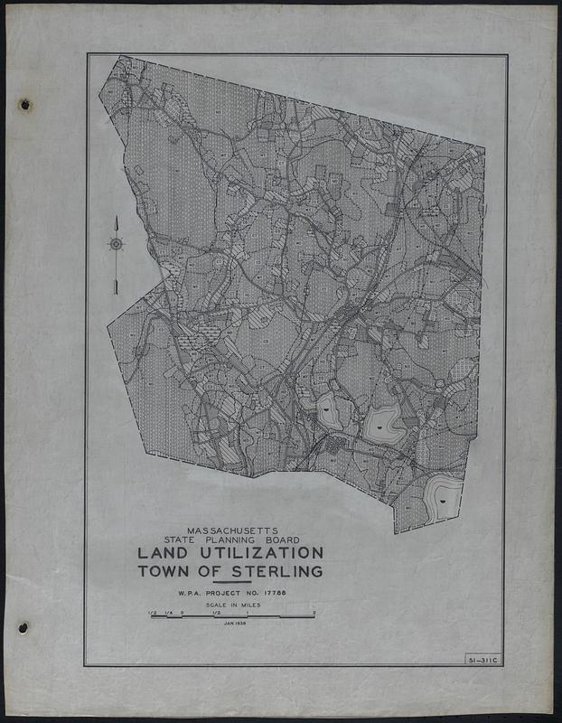 Land Utilization Town of Sterling Digital Commonwealth