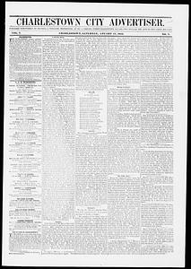 Charlestown City Advertiser, January 17, 1852