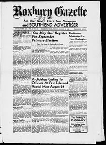 Roxbury Gazette and South End Advertiser, August 15, 1952