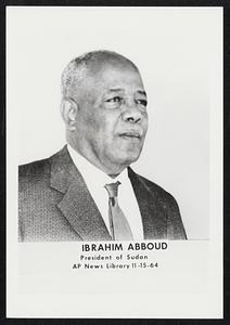 Ibrahim Abboud President of Sudan