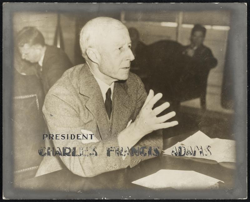 President Charles Francis Adams