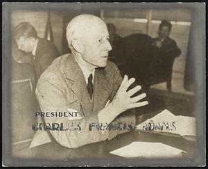 President Charles Francis Adams