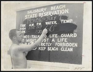 Donald Langlois - Haverhill Posts Tides + Temp He Is Teacher at Lincoln - Elliot School in Newton Lifeguards