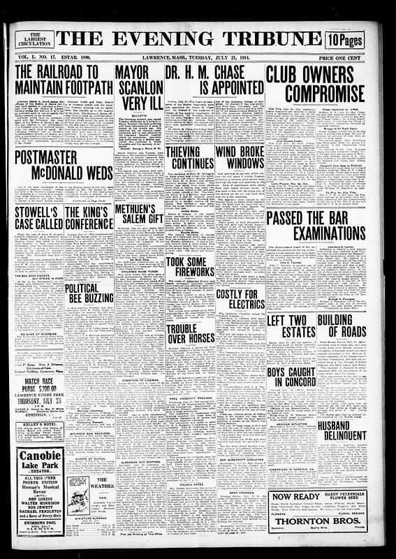 The Evening Tribune - Digital Commonwealth