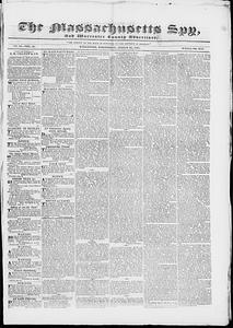 The Massachusetts Spy, and Worcester County Advertiser