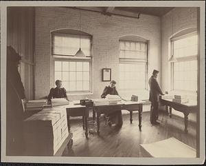 Counting Room, Government Mill, 1895