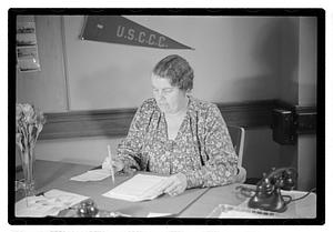 Mrs. Lauretta G. Bresnahan, head of Mass C.C.C.