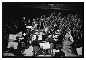 Harvard & Radcliffe Glee Clubs symphony Boulanger conducting, Symphony Hall