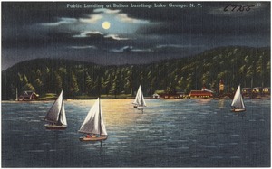 Public landing at Bolton Landing, Lake George, N. Y.
