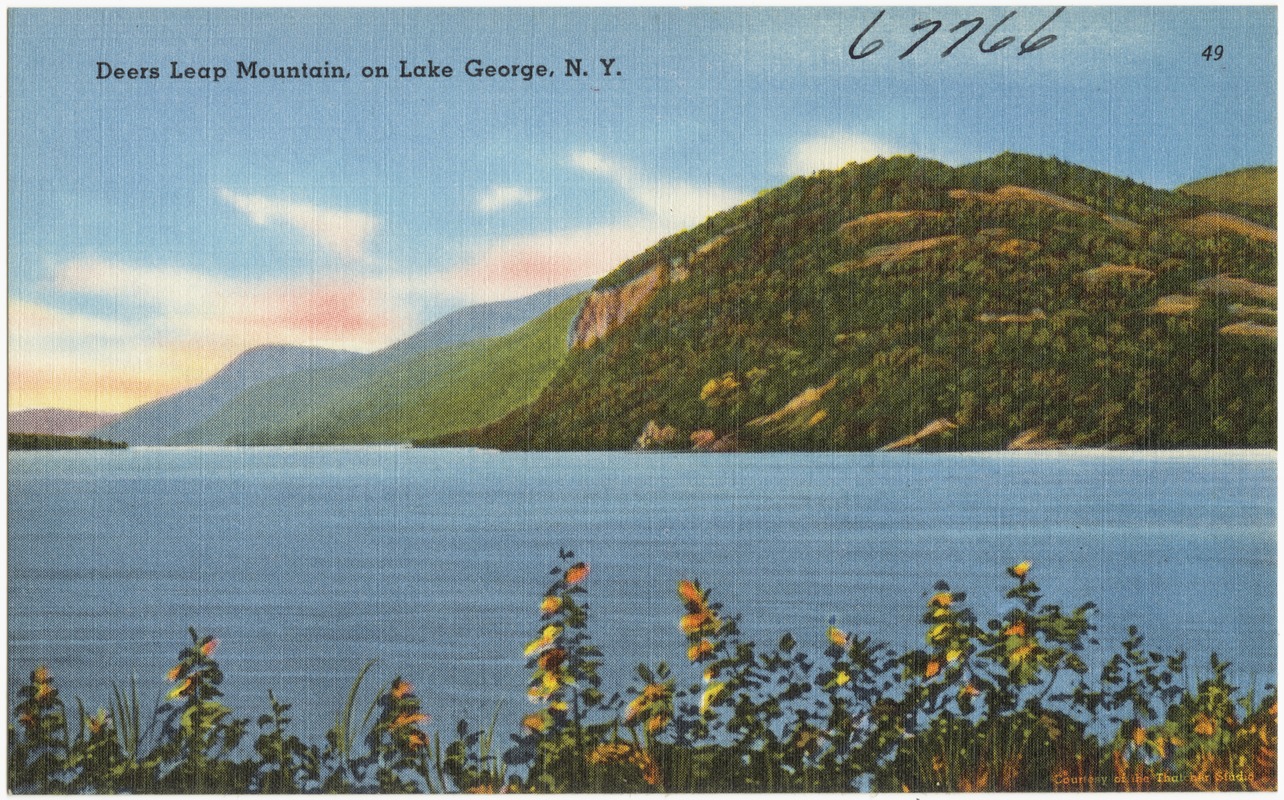 Deers Leap Mountain, on Lake George, N. Y.