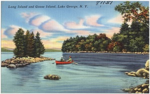 Long Island and Goose Island, Lake George, N. Y.