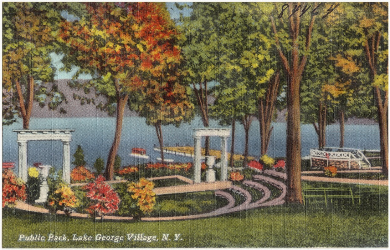 Public park, Lake George Village, N. Y.