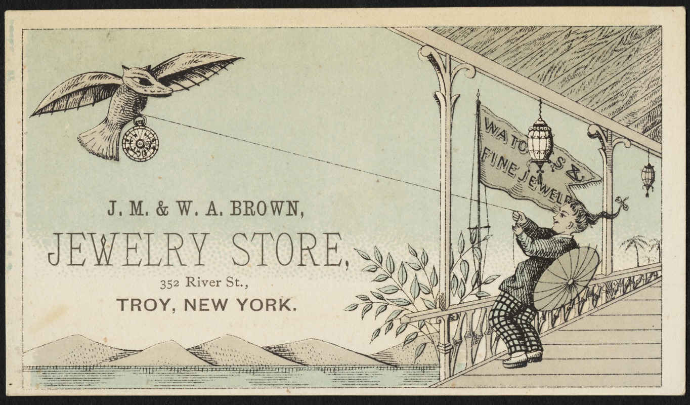 J. M. & W. A. Brown, jewelry store, 352 River St., Troy, New York