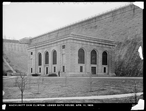 Wachusett Dam, Lower Gatehouse, Clinton, Mass., Apr. 16, 1909