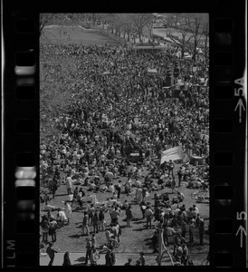 Anti-Vietnam War rally on the Boston Common