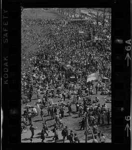 Anti-Vietnam War rally on the Boston Common
