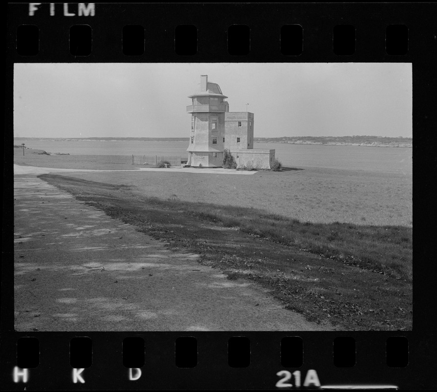 View of windmill guest house on Hammersmith Farm, the Auchincloss estate in Newport, R.I.