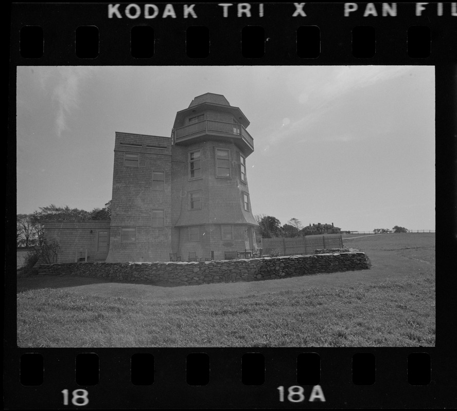 View of windmill guest house on Hammersmith Farm, the Auchincloss estate in Newport, R.I.