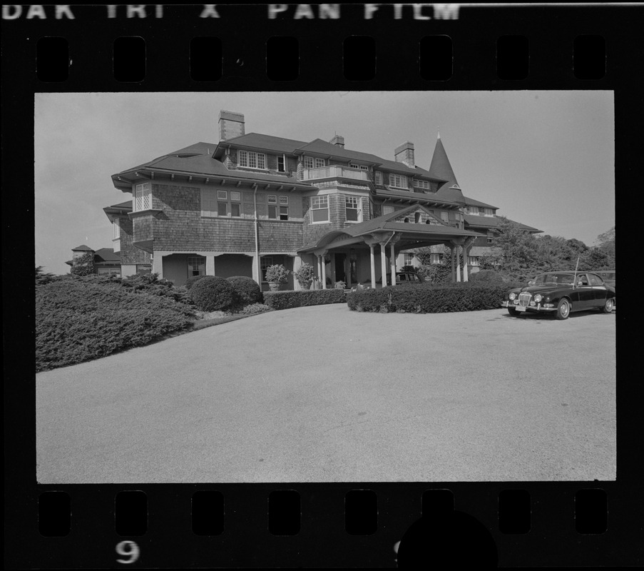 Main house of Hammersmith Farm, the Auchincloss estate in Newport, R.I