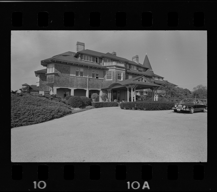 Main house of Hammersmith Farm, the Auchincloss estate in Newport, R.I.