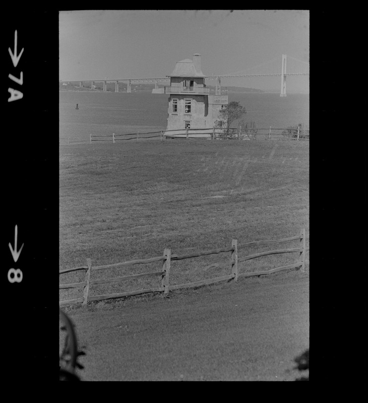 View of windmill guest house on Hammersmith Farm, the Auchincloss estate in Newport, R.I.