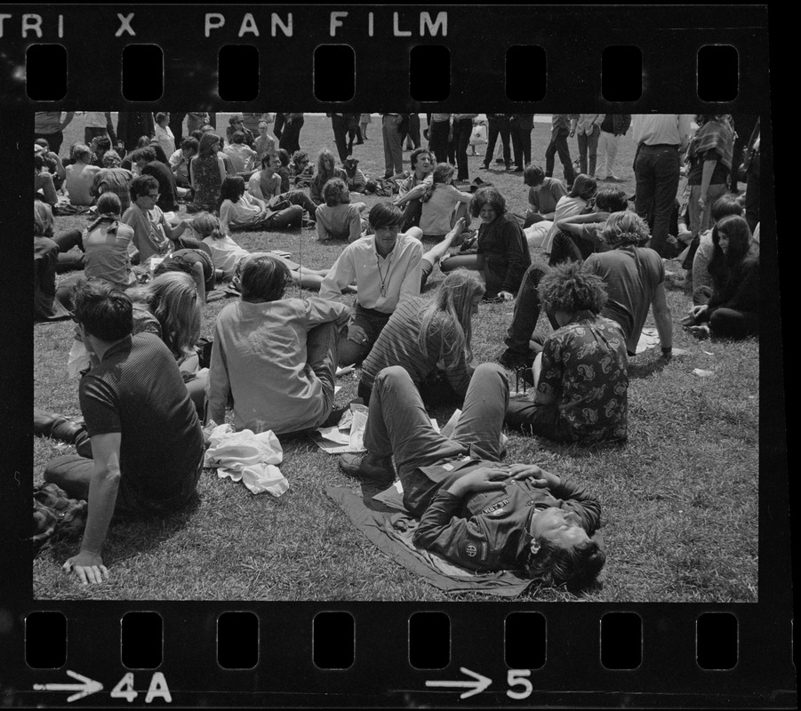 Hippies on the Boston Common