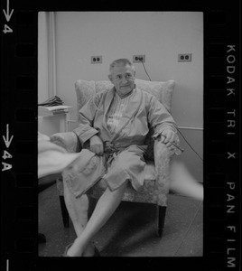 John A. Davis learns at Massachusetts General Hospital that he'll collect back pay worth $84,000
