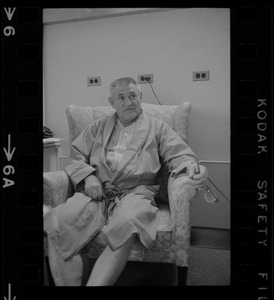 John A. Davis learns at Massachusetts General Hospital that he'll collect back pay worth $84,000