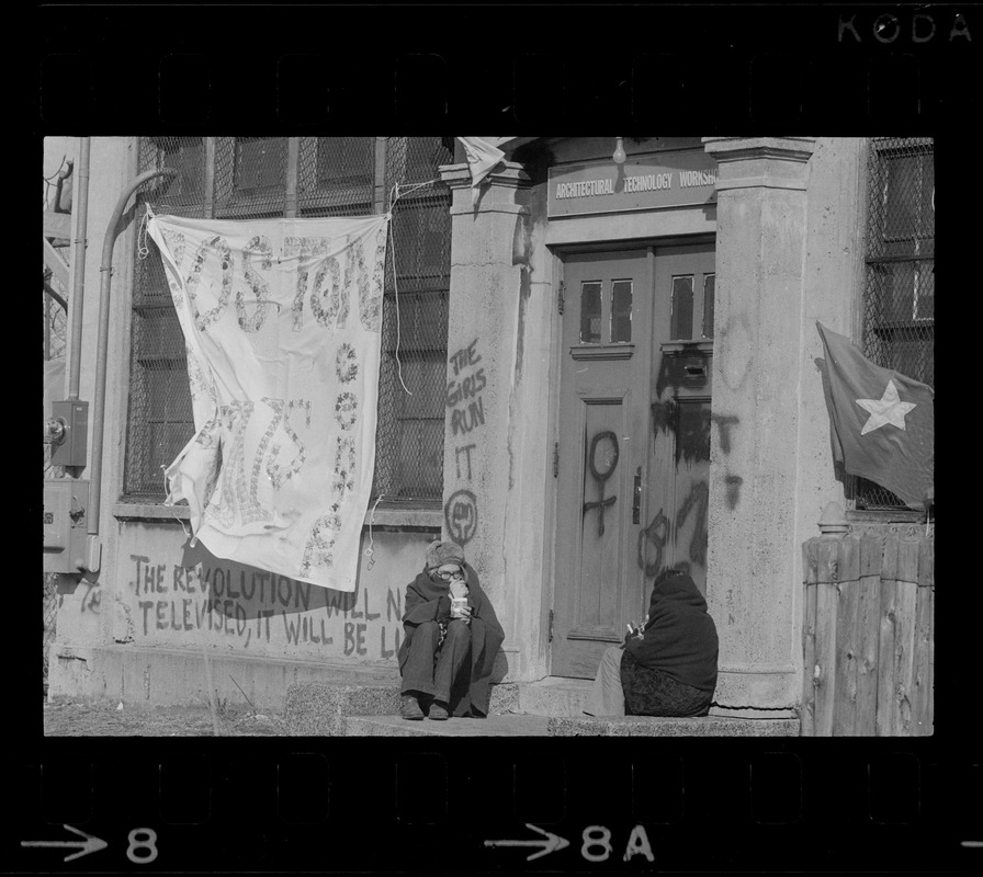 A women's liberation group occupies Harvard building