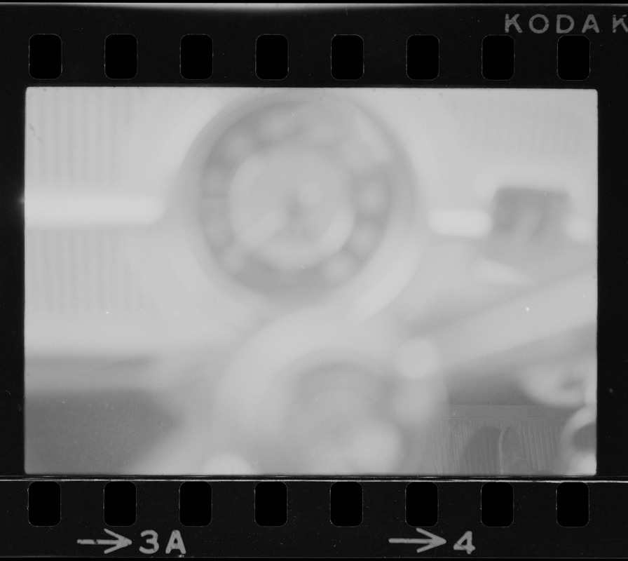 Blurry clock face Digital Commonwealth