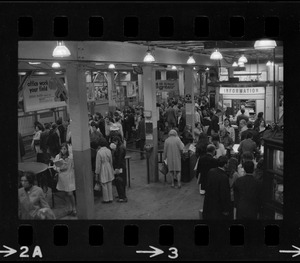MBTA station on Woolworth's opening day