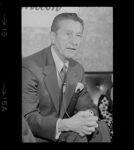Lawrence Welk at Boston press conference