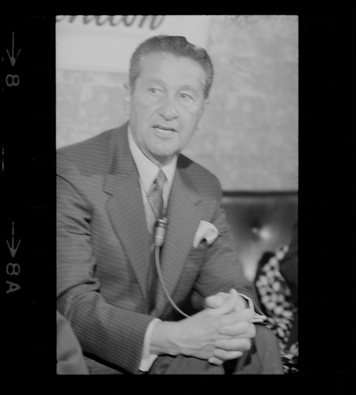 Lawrence Welk at Boston press conference